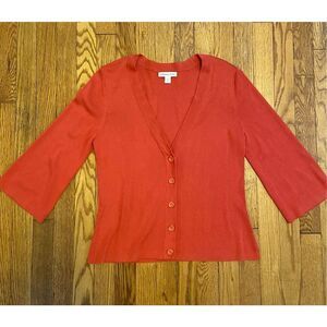 Coldwater Creek Women’s Silk/Cotton Cardigan Size M